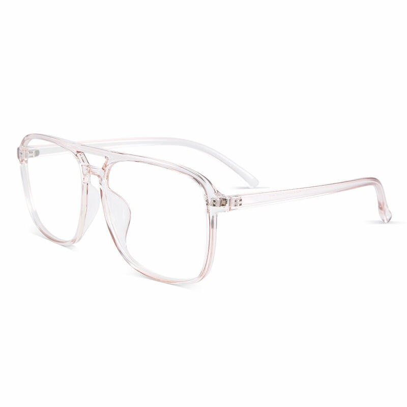 Horizon Aviator Transparent Brown Glasses