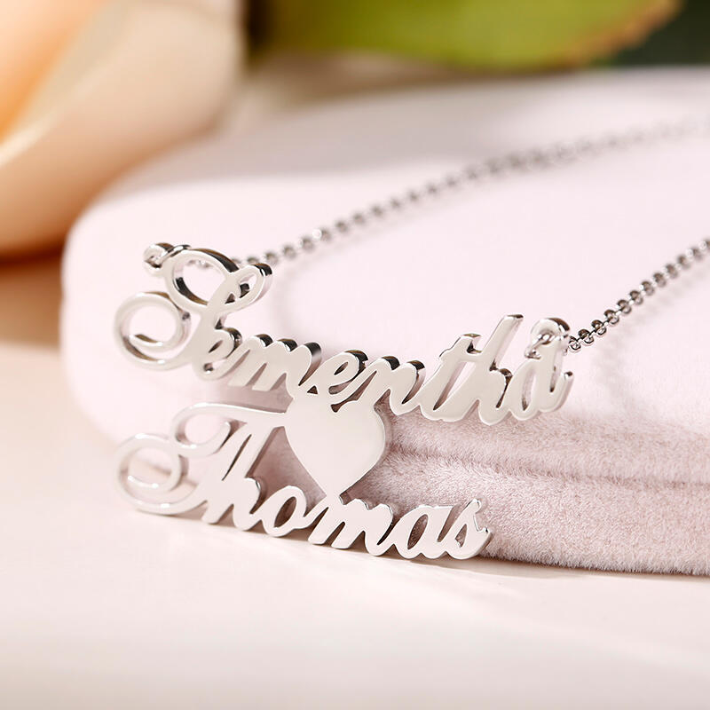 Jeulia "Always Remember" Personalized Name Necklace