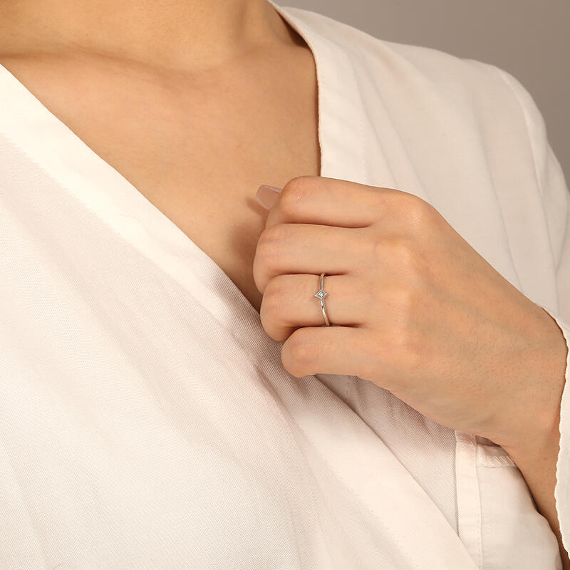 "Love at First Sight" Stackable Dainty Ring