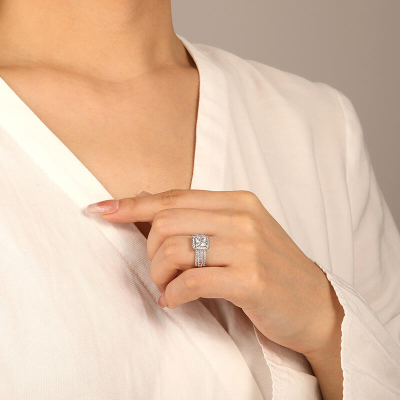 "Everything About You" Princess Cut Engagement Ring