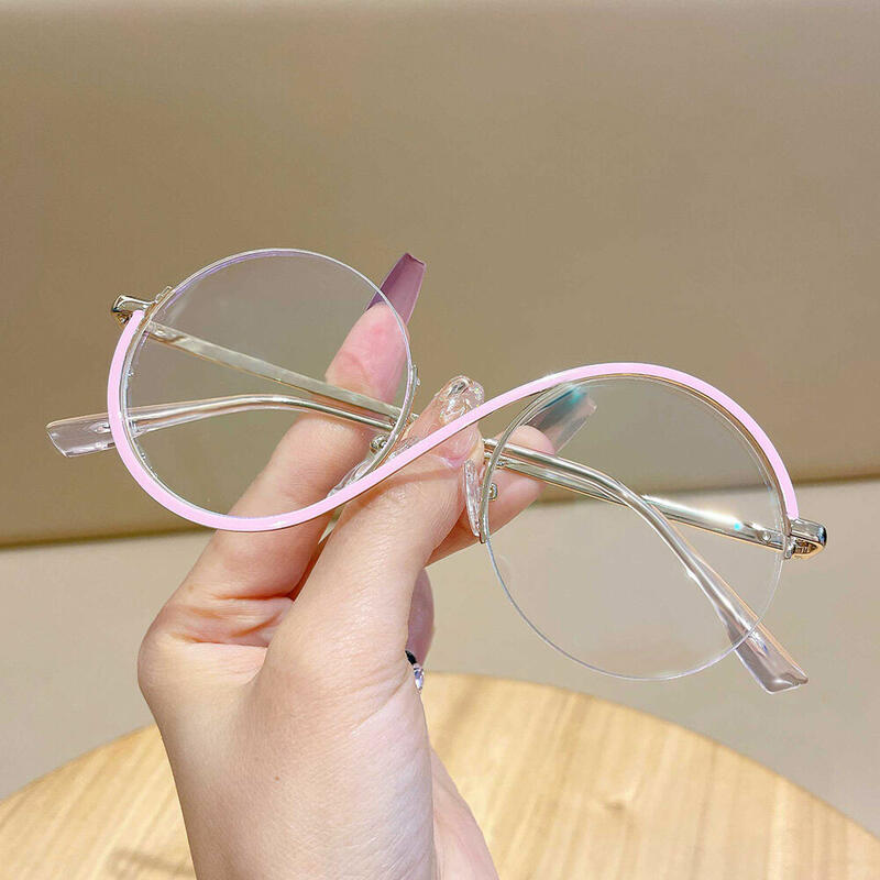 Gafas Graduadas Redondas Rosadas Hilary