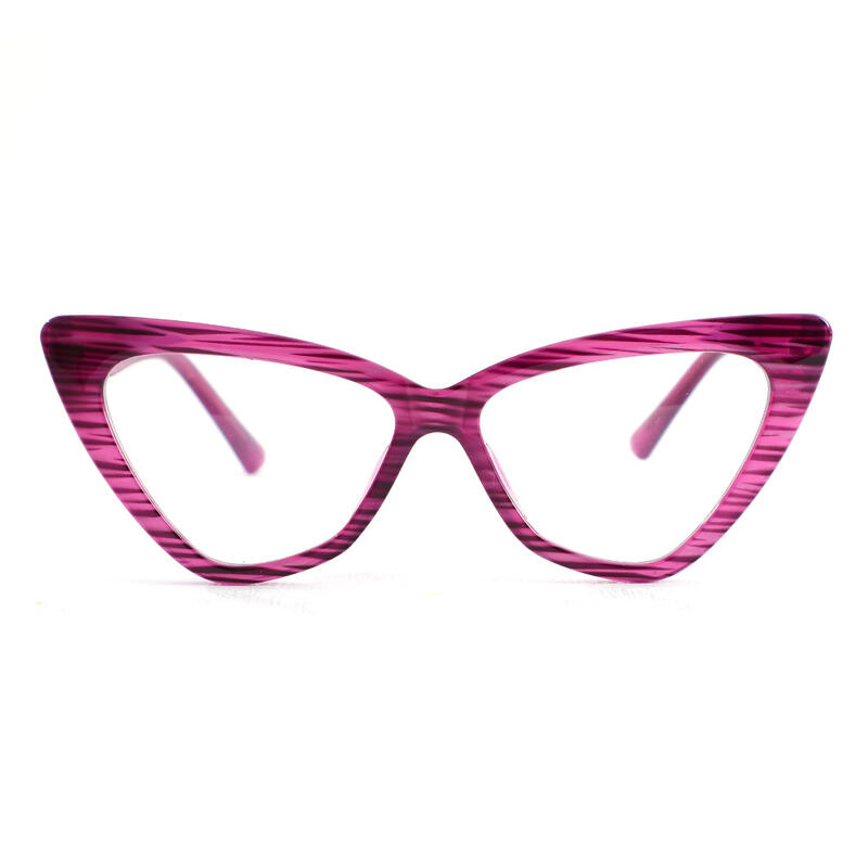 Stuart Cat Eye Lila Brille