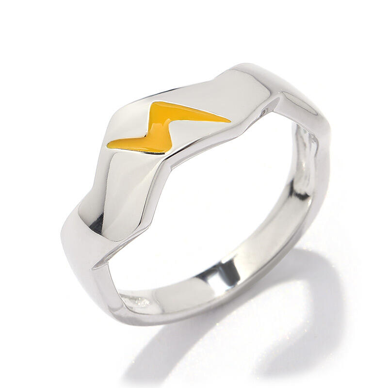 Jeulia " Wybieram Ciebie" Błyskawica Design Srebrna Opaska