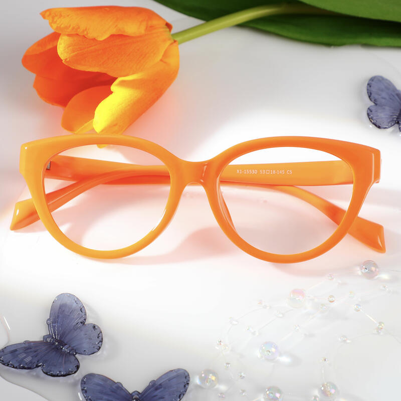 Lunettes de Vue Tammy Cat Eye Orange