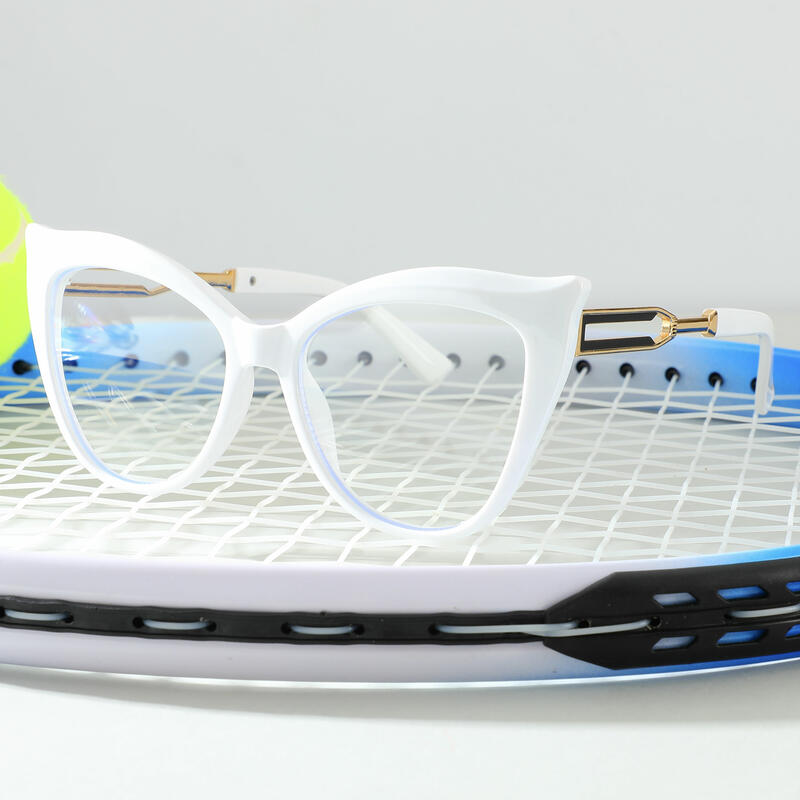 Lunettes de Vue Lydia Cat Eye Blanche