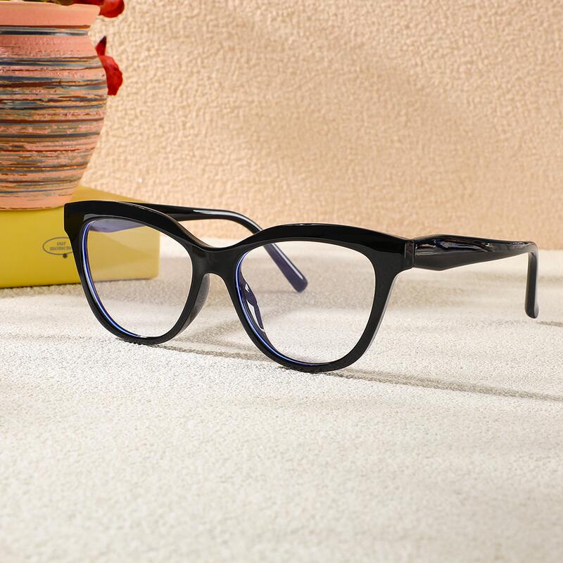 Occhiali da Vista Lewis Cat Eye Nero 