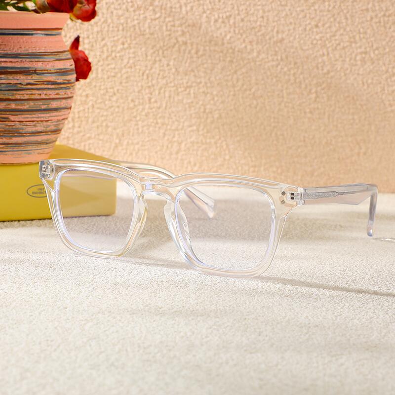 Occhiali da Vista Nahum Quadrato Chiaro 