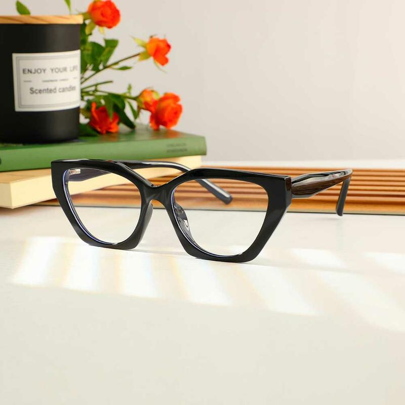 Lunettes de Vue Nathaniei Cat Eye Noir 