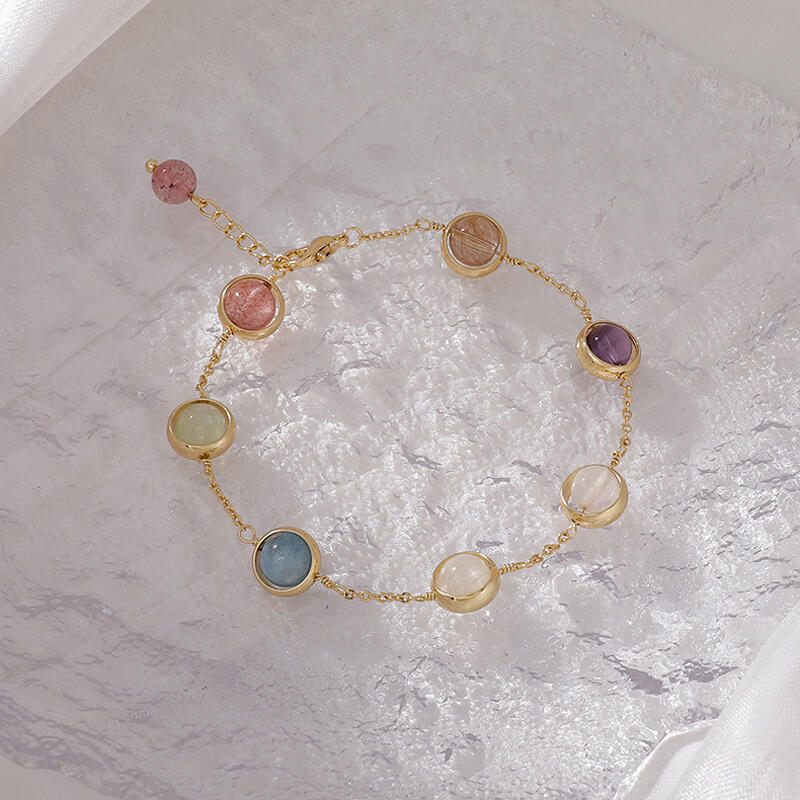 "Lucky Rainbow" Crystal Bracelet