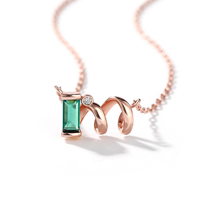 Jeulia "I'm Proud of Who I Am" Sterling Silver Personalized Necklace