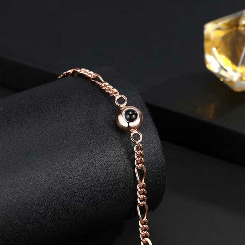 投影 写真 写真入れ ブレスレット カスタマイズ