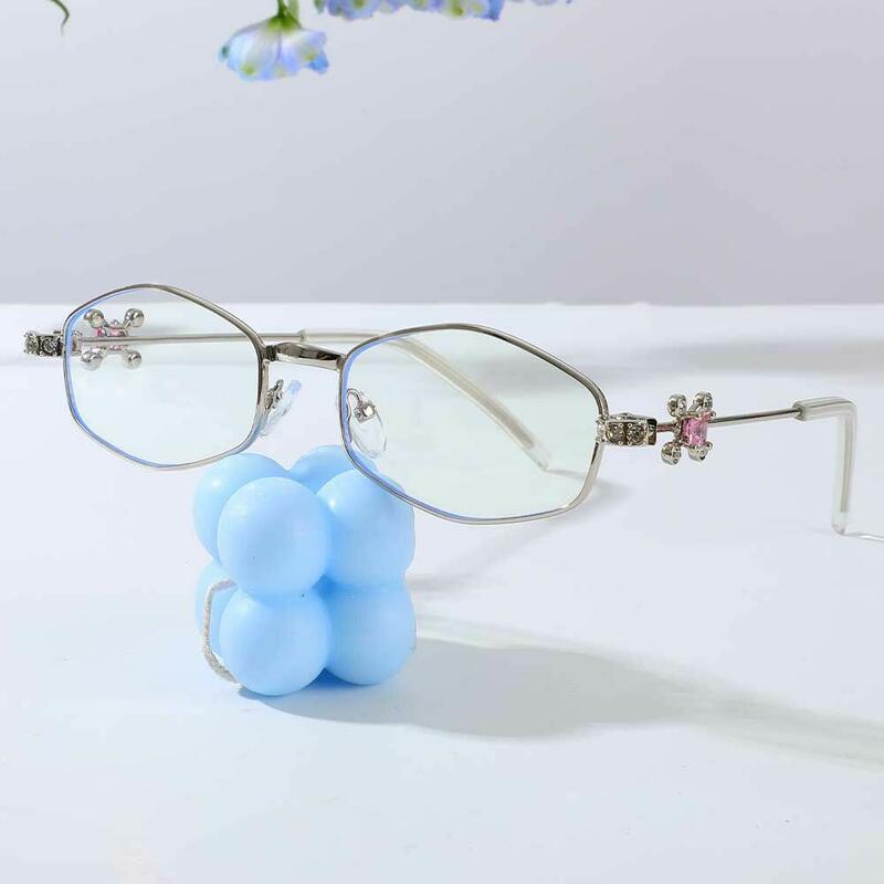 Penny Ovale Silberne Brille