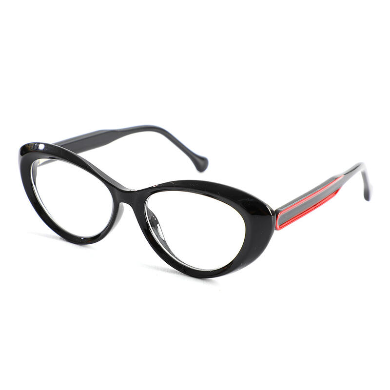 Occhiali da Vista Vogt Cat Eye Nero 