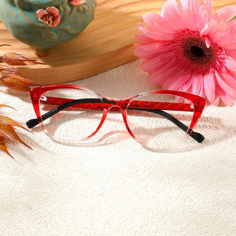 Occhiali da Vista Minnie Cat Eye Rosso 