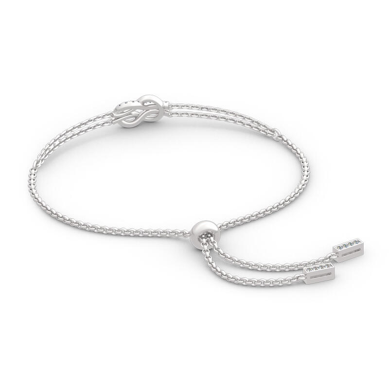 Infinity Love Armband i Sterling Silver