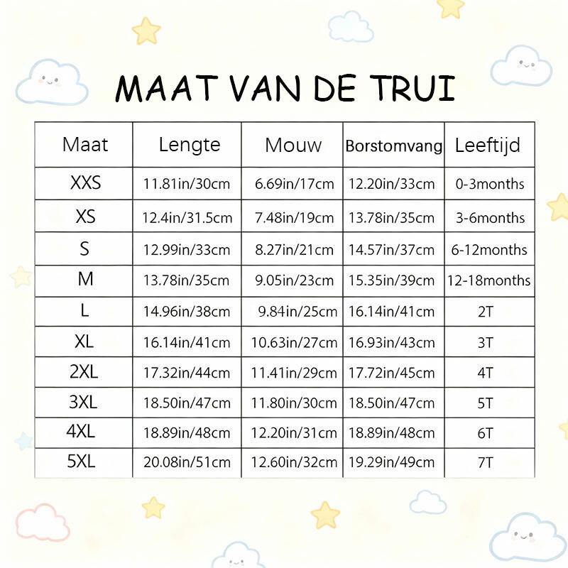 Gepersonaliseerde trui met geborduurde naam Grappig cadeau voor kinderen