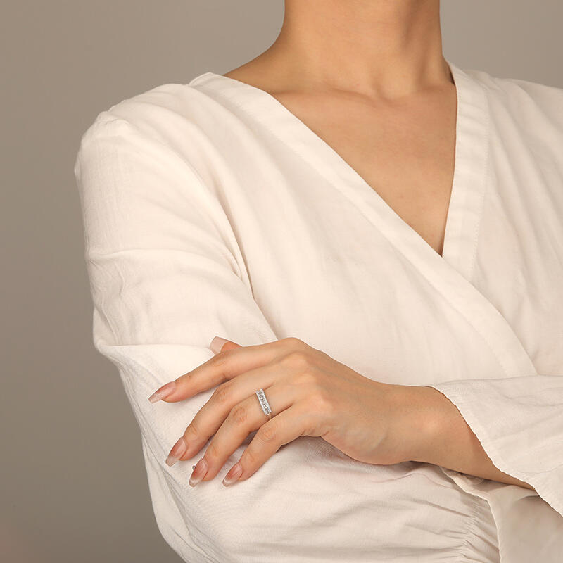 "The Best Memories" Stackable Wedding Ring