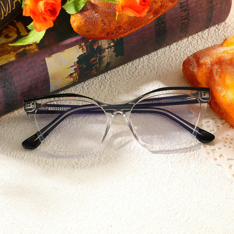 Lunettes de Vue Hugh Cat Eye Transparent 