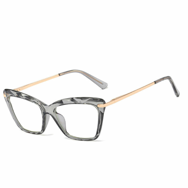 Occhiali da Vista Annaisha Cat Eye Grigio Chiaro 