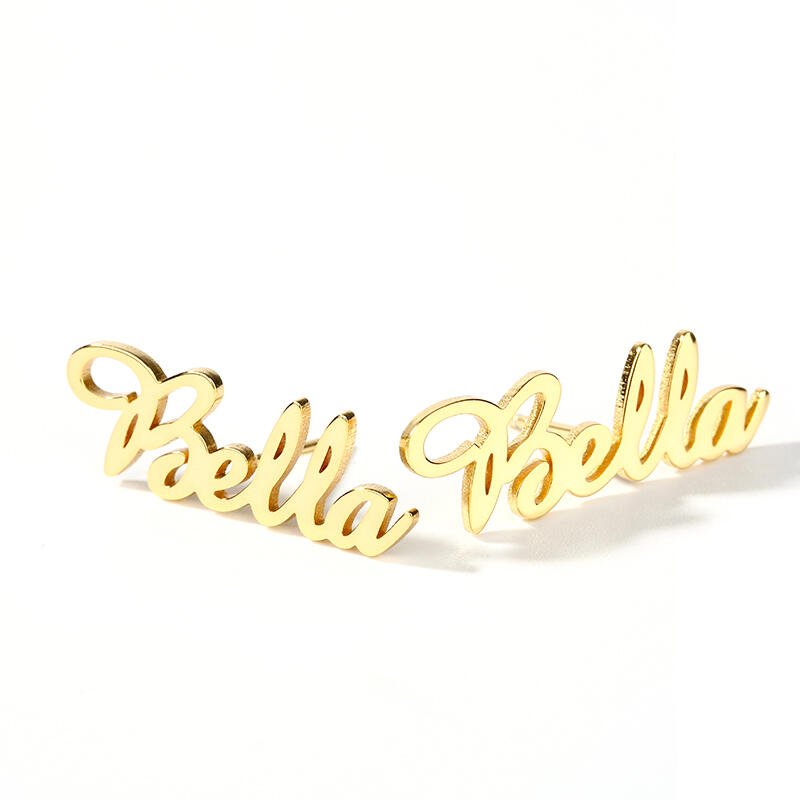 Aretes con Nombre Personalizado "ámate A Tí Mismo"
