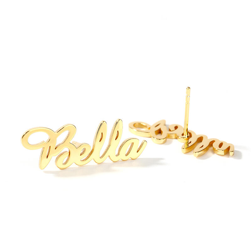 Aretes con Nombre Personalizado "ámate A Tí Mismo"