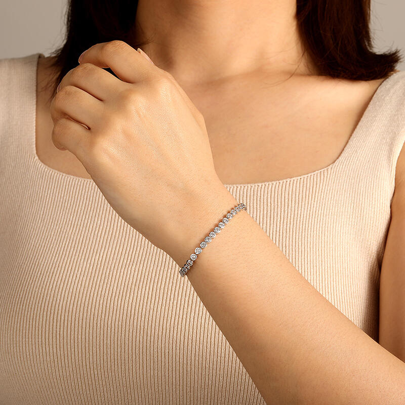 "Stardust Serenade" Tennis Bracelet