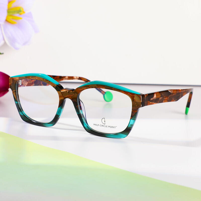 Lunettes de Vue Bentha Cat Eye Marron