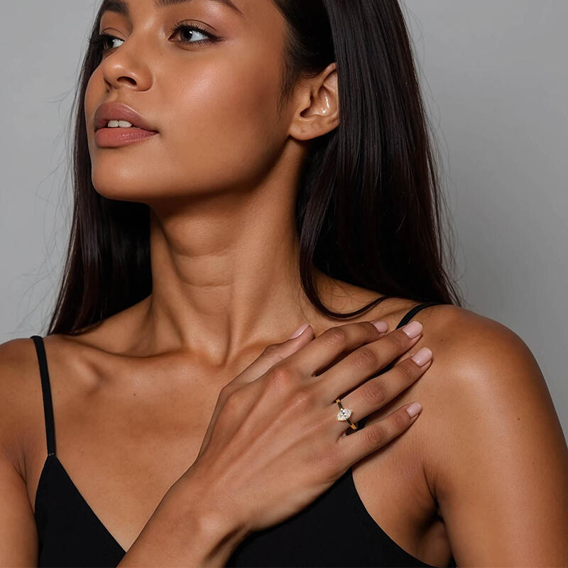 "Mein ganzes Sein" 0,5ct Marquisen-Schliff Solitärring