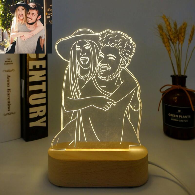 Lampe à photos 3D personnalisée - Pour ma chère
