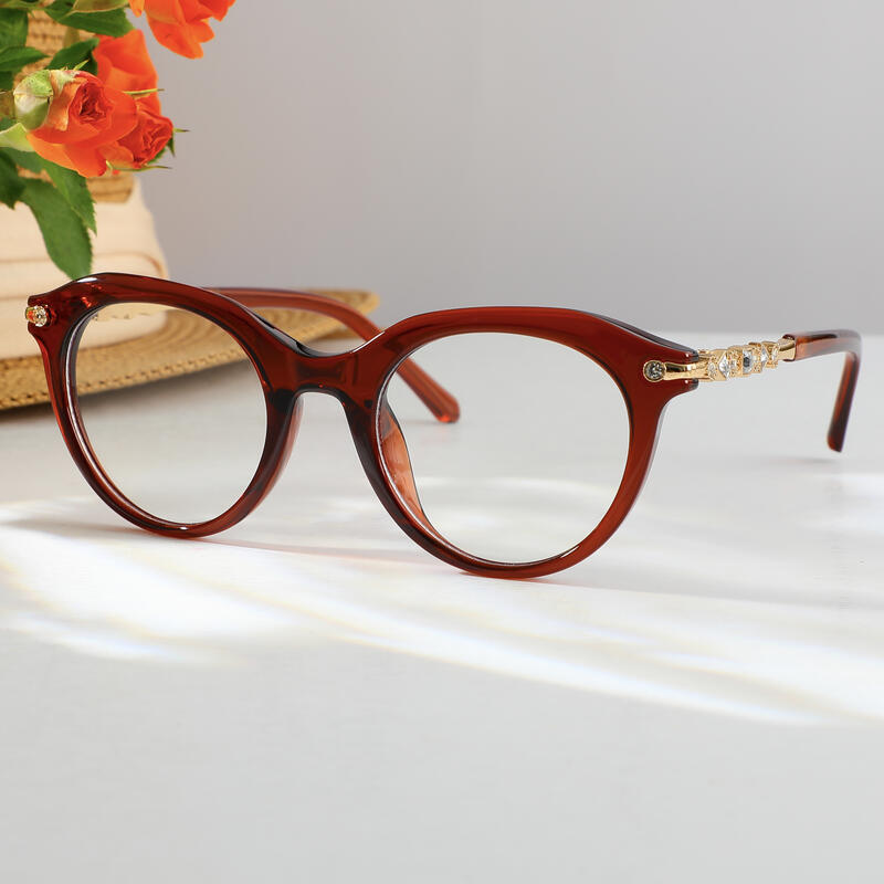 Occhiali da Vista Gallacher Cat Eye Marrone