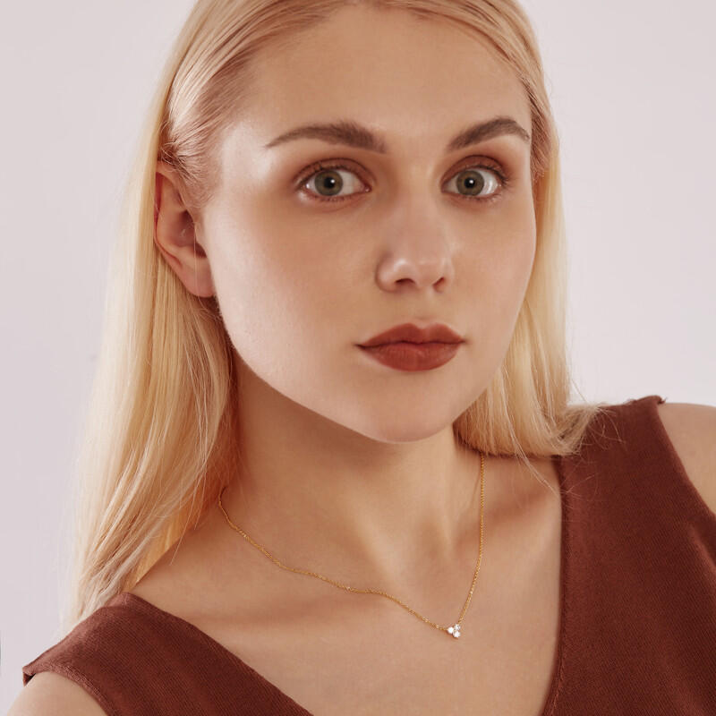 "Nobody Compares To You" Round Cut Cluster Necklace