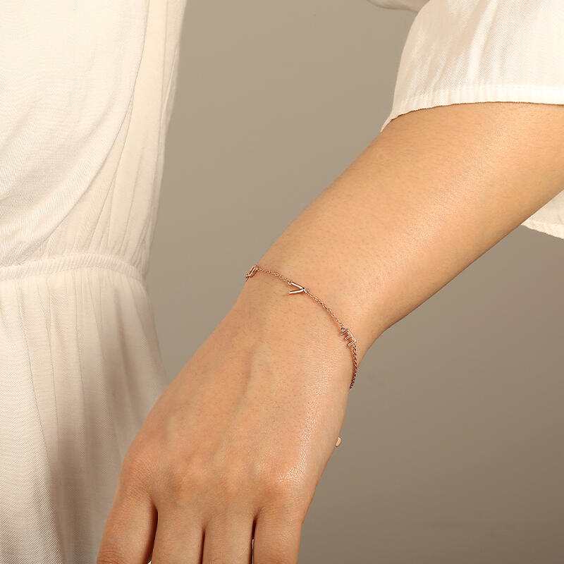 "Eternal Signature" Personalized Initial Bracelet