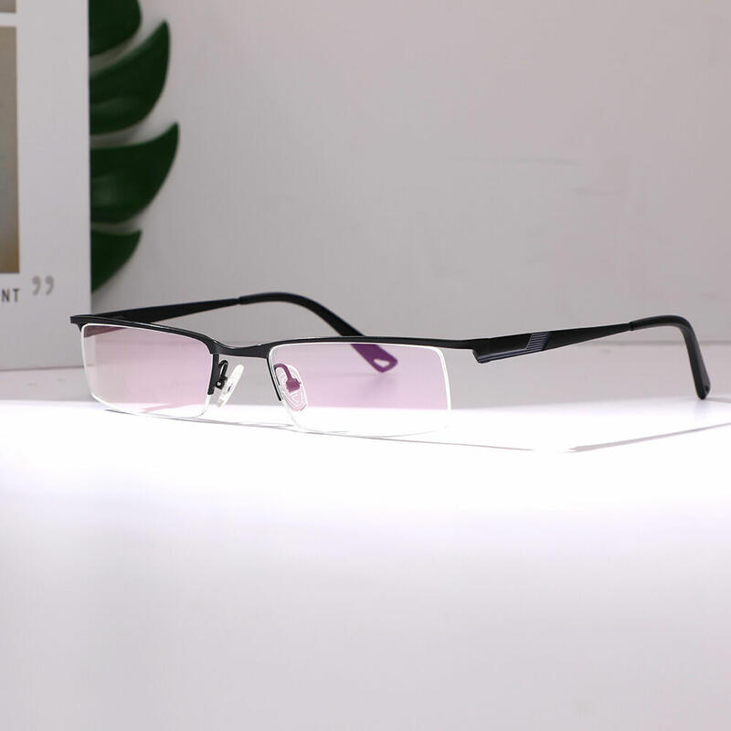 Hamilton Rectangle Black Glasses