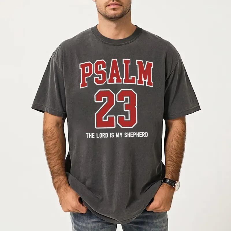 Personalized Washed T-shirt Custom Name and Slogan Graphic Design Creative Gift for Sports Lovers