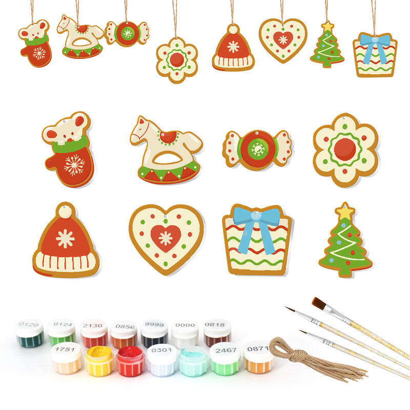 DIY Christmas Tree Ornament Set Interesting Gift for Family