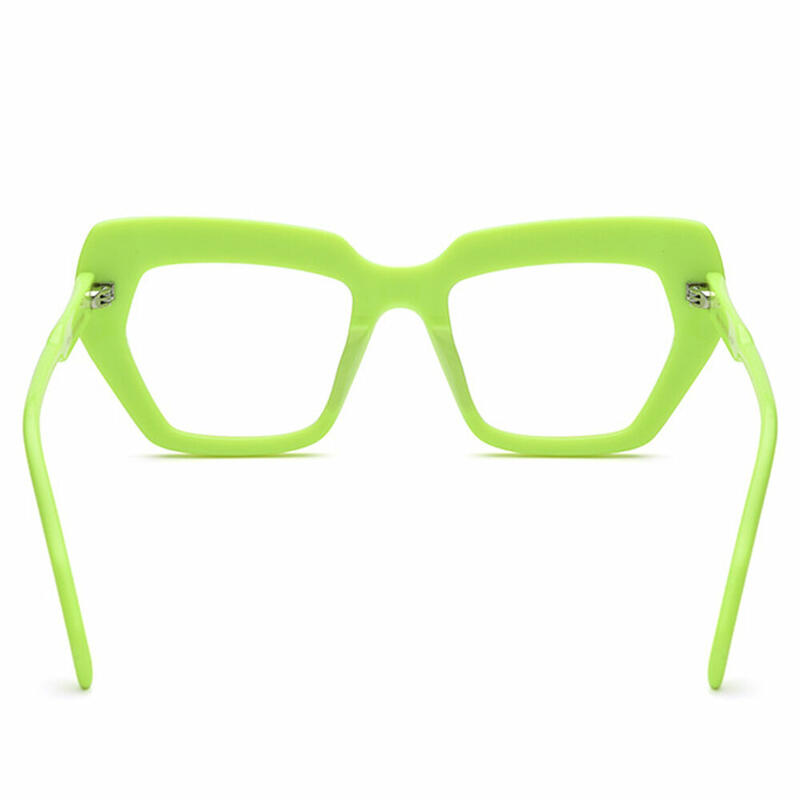 Jessica Cat Eye Yellow Glasses