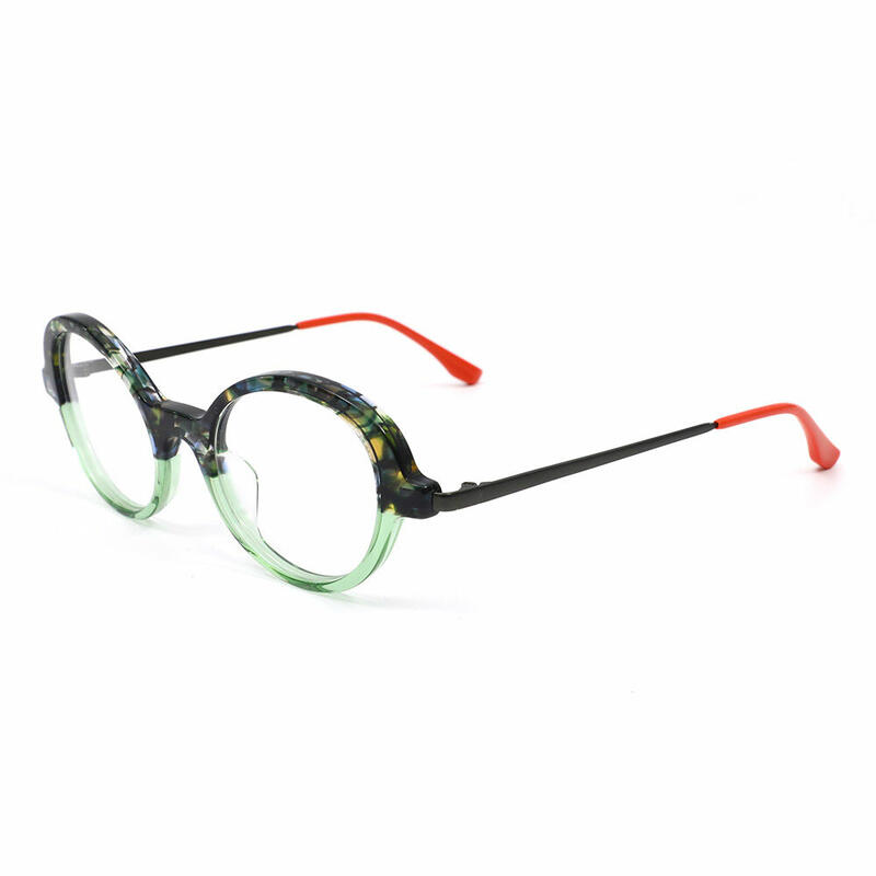 Bevia Cat Eye Green Glasses