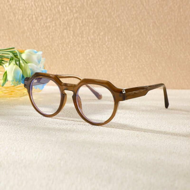 Occhiali da Vista Stuar Rotondi Marroni