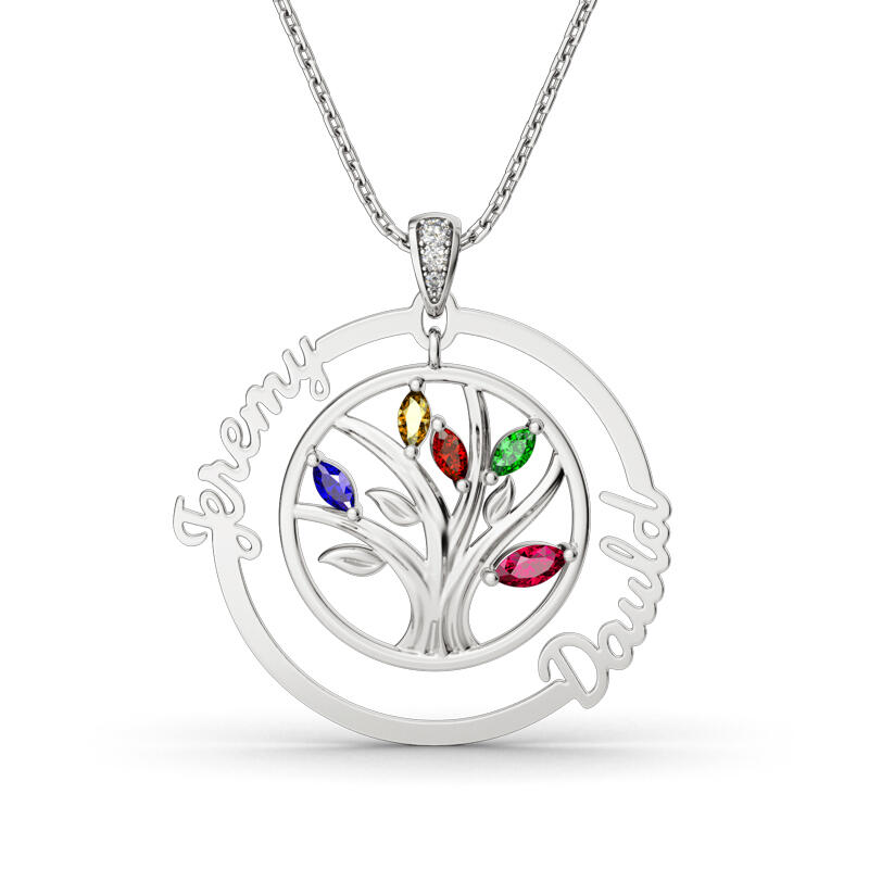 Jeulia Tree Of Strength And Connection Pendant