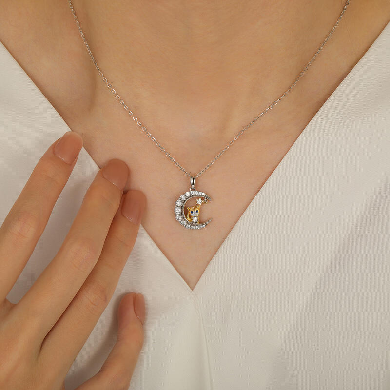 Jeulia Luna Astra ムーン スター カスタムキャット 誕生石 ネックレス