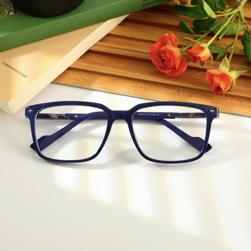 Richardson Rechteckige Blaue Brille