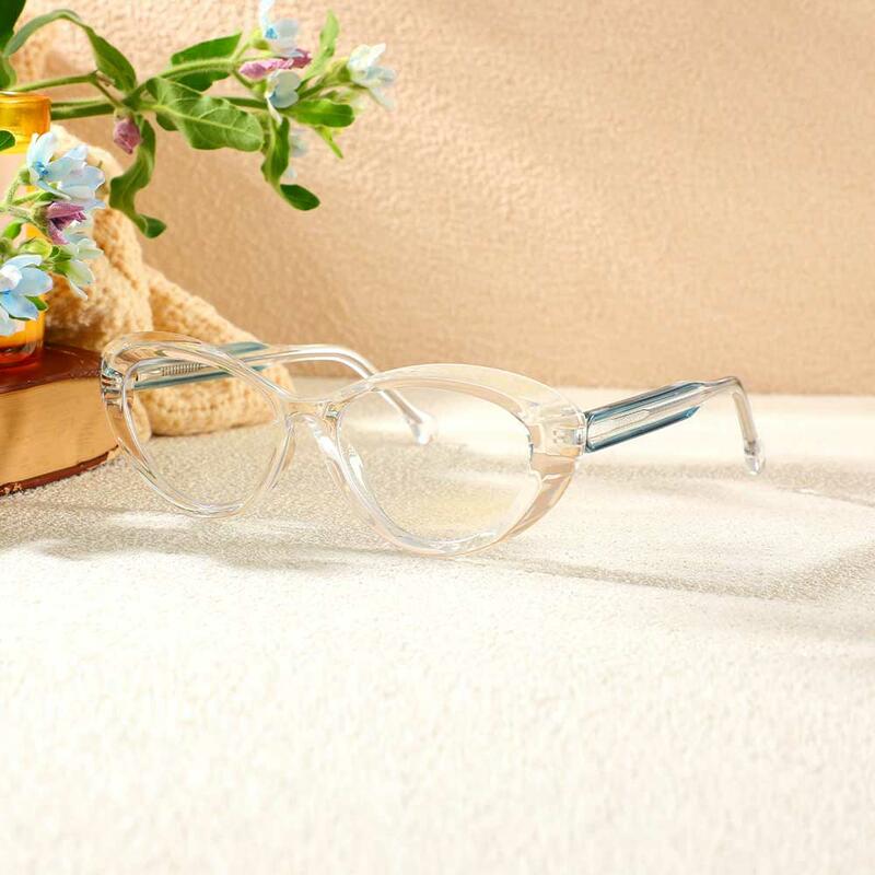 Occhiali da Vista Vogt Cat Eye Chiaro 