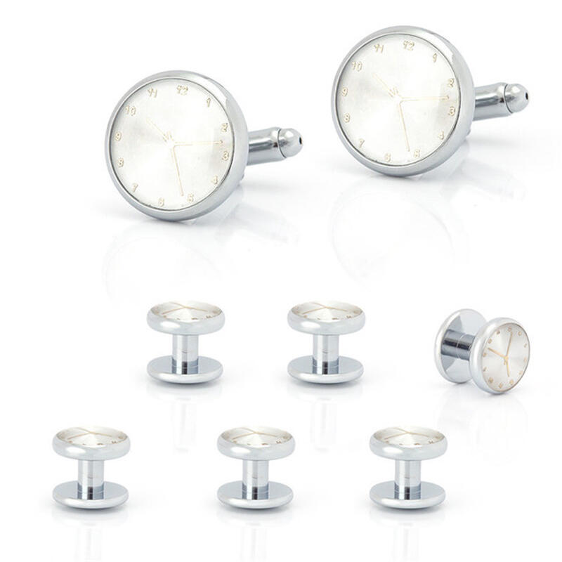 Jeulia Timepiece Design Copper Men's Cufflinks