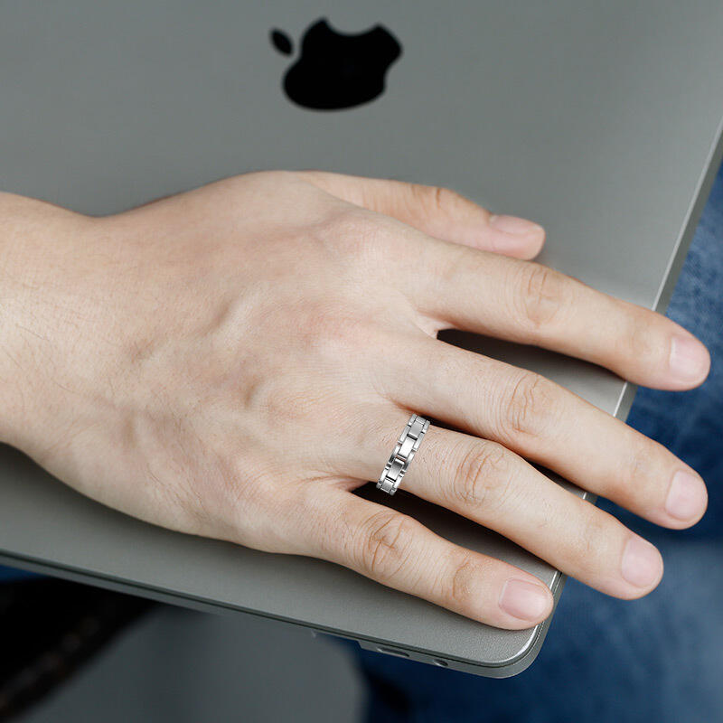 "Timeless Bond" Men's Wedding Ring