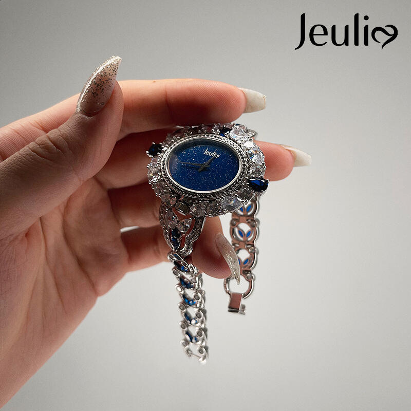 Jeulia "Blue Legend" Lapis Lazuli Quartz Women's Watch