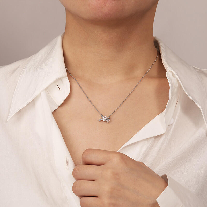 "The Very Thought Of You" Oval Cut Necklace