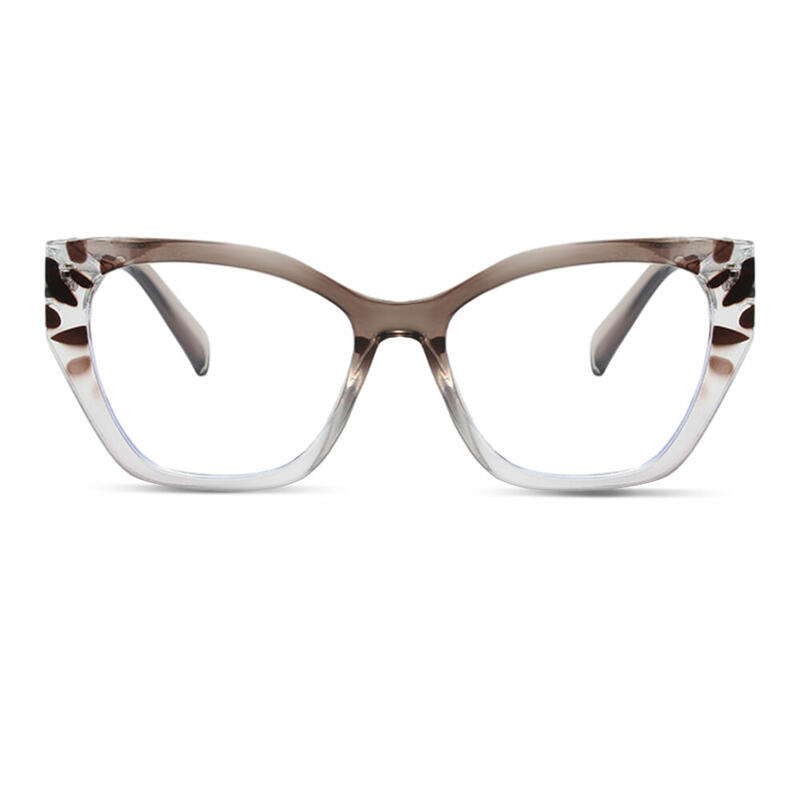 Kristin Cat Eye Gray Glasses