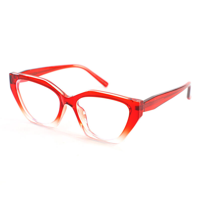 Nathaniei Cat Eye Rote Brille