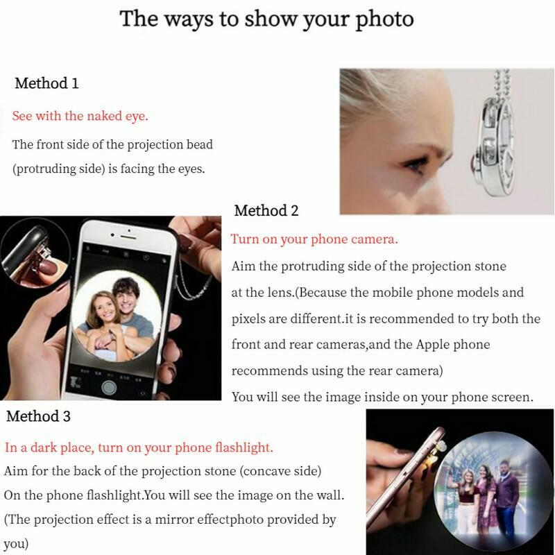 Personalized Christmas Tree Projection Image Ornaments Gifts for Christmas Decorations