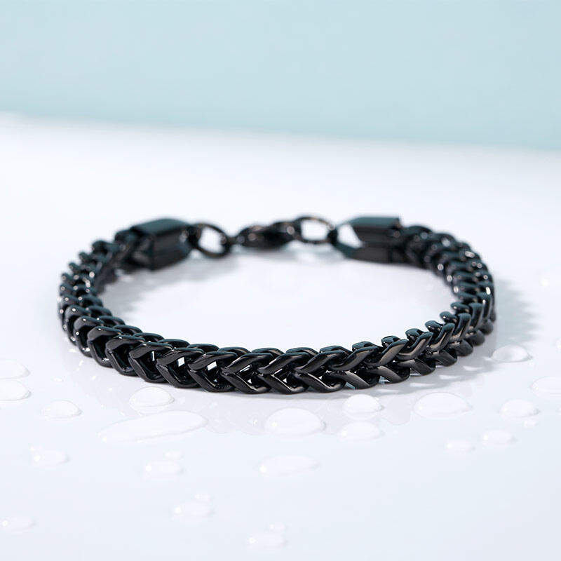 Jeulia Domineering Stainless Steel Men's Bracelet